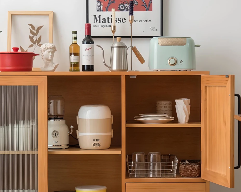 wooden buffet sideboard